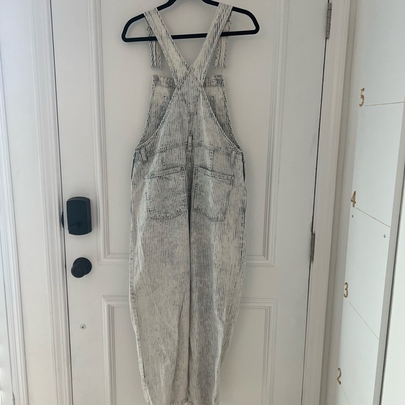 We the Free Ziggy Railroad Stripe Overalls Size S 100% cotton - Picture 8 of 10